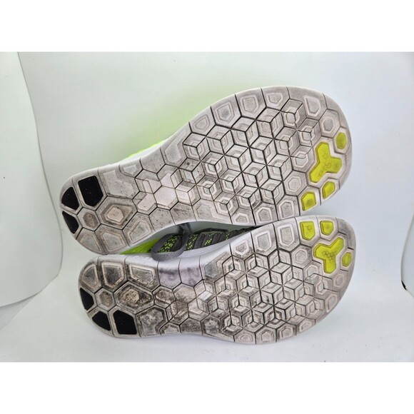Nike Free 4.0 Flyknit Shoes Women's 7 Green Running Athletic Barefoot Sneakers - Picture 7 of 8